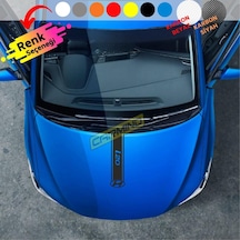Hyundai I20 Kaput Şerit Sticker