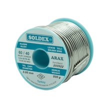 Soldex 3.00mm 500gr Sn60 Pb40 Arax Lehim Teli