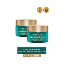 Bioxcin Keratin & Argan Onarıcı Bakım Maskesi 225 Ml 2 Adet