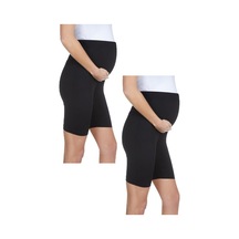 Luvmabelly Myra8028 8028 Beli Lastikli Hamile Şort Seti-siyah - Siyah