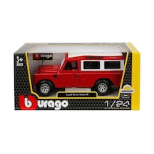 22063 Land Rover Series Iı Model Araba 1:24 Kırmızı -