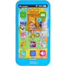 Kukuli Pilli Sesli Dokunmatik Telefon - Mavi