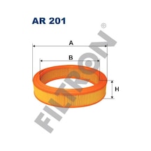 Filtron Ar201 Hava Filtresi Vw Santana 1.3 60Hp 08/81-07/83 518075598