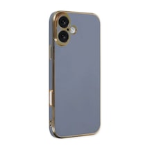 Apple İphone 16 Kılıf Volet Silikon - Mavi Çok Renkli