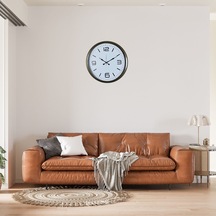 Eskitme Modern 52 Cm Metal Dekoratif Duvar Saati Renkli