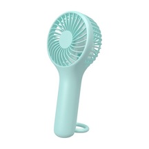 Taşınabilir Şarj Edilebilir El Tipi Soğutma Fanı S13 9664 Açık Mavi