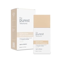 The Purest Solutions Nemlendirici & Canlandırıcı Serum Fondöten Spf 50, 30 Mililitre Açık/orta Ton