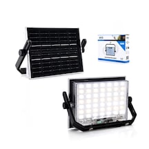 100w Güneş Enerjili Led Işık Solar Projektör - Fener Kamp - Dış Mekan 3 Farklı Led Işık 348960 Lmb