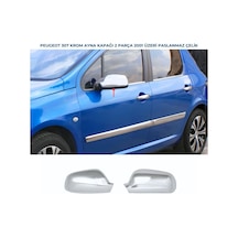 Ebal Otomotiv Peugeot 307 Krom Ayna Kapağı 2 prç. 2001 Üzeri P. Çelik