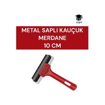 Metal Saplı Kauçuk Merdane 10 Cm