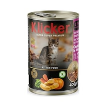 Klicker Tavuklu Sebzeli Pate Yavru Kedi Konservesi 400 Gr