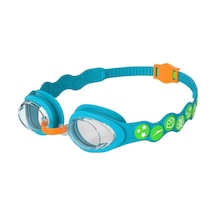 Speedo Sea Squad Spot Gog Iuju Unısex Çocuk Mavi Yüzücü Gözlüğü 006