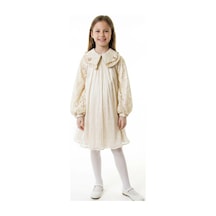 Xo Kids Kız Çocuk Elbise 2-6 Yaş 2611 Ekru