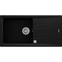 Teka Stone 60 L-Tg Metalik Siyah Granit Eviye