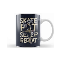 Skate Eat Sleep Repeat Kupa Bardak Porselen Karışık