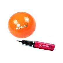 Delta 20 cm Pilates Denge Egzersiz Topu + Pilates Topu Pompası-Turuncu