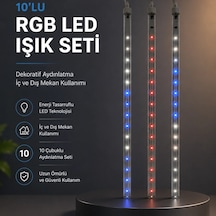 Kayan Yıldız Efektli Rgb Led Işık Seti İç Ve Dış Mekan Kullanımı