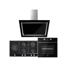 Teka HLB 8550 SC - GZC 95320 XBC BK - DLV 98660 BK TOS Siyah Ankastre Set