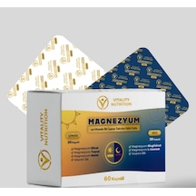 Vitality Nutrition Magnezyum Gündüz & Gece 60 Kapsül Gıda Takviyesi