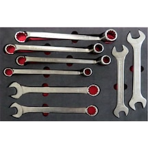 Brio Anahtar Iki Ağız-Kombine-Yıldız Set Set 8 Parça Ağır Iş Için