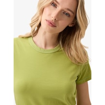 Kadın T-shirt 60585 - Yeşil Yeşil
