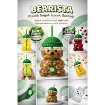 Bearista Plastik Soğuk İçecek Bardağı Sarı