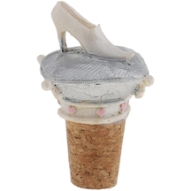 Suntek Rustik Düğün Şarap Şişesi Tıpası Topuk Çok Renkli