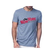 Scorp Graphics New York Baskılı Erkek Tişört