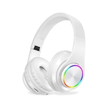 Kablosuz 7 Renkli Işıklı Katlanabilir Kulaklık B39 Subwoofer Bluetooth Kulaklık