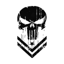 Punisher Sticker 30 X 20 Cm