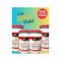 Koyun Yoğurdu % 100 Doğal 4 Adet 650g Toplam 2.600g Alp Ezine Yoğurdu