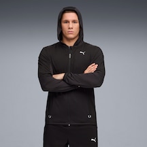 Puma Flex Fabric Mix Erkek Siyah Antrenman Ceketi 527588