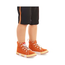 Kiko Kids Gamel Günlük Lastikli Erkek Çocuk Bot Ayakkabı Turuncu