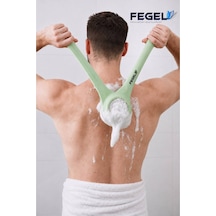 FG-18 3 Başlıklı Şarjlı Döner Lif ve Duş Fırçası (39.4 cm)