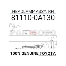 Toyota Corolla Cross 2022 Yılında Çıkan Kasa Far Oem No:811100a130