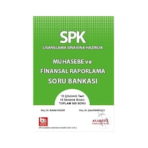 SPK-SPF Muhasebe ve Finansal Raporlama Soru Bankası - Şenol Babuşcu -  Adalet Hazar - Akademi Consulting