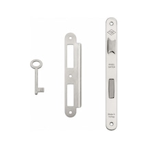 Krom Iç Oda Kapı Kilidi 40x23mm Sessiz, Dayanıklı & Modern Tasarım