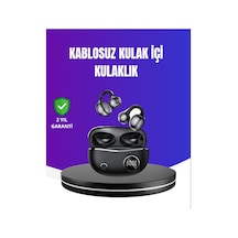 Ergonomik Klipsli Kablosuz Kulaklık 30 Saat Pil Ve Dokunmatik Özelliği