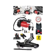 Stilmax 7302st Oto Çakmaklı Hava Kompresörü Ve 2 Ton Timsah Kriko