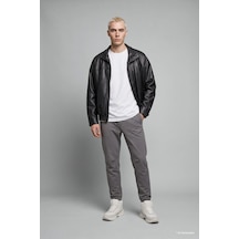 Defacto Regular Fit Normal Kalıp Normal Bel Boru Paça Pantolon F8211ax26augr206 Gri-gr206