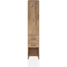 Hyperion Dolap 2 Raflı 2 Çekmeceli Tek Askılı 44x44x221 Çam-çam Atlas Çam