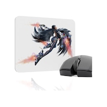Bayonetta Kaymaz Dikişli Kauçuk Oyuncu Mousepad V2 - 22x18 Gaming Mouse Pad Fare Altlığı