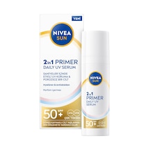Nivea Sun 2 İn 1 Primer Daily Uv Serum 50 Spf+ 30 Ml - 4 Adet Tarı