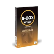 Hubrendy Sh S-box Ekstra Ince Prezervatif 12'li