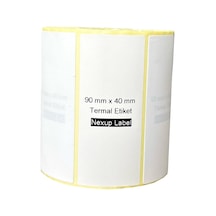 Nexup Label - 90x40 Mm Termal Etiket, Barkod/adres/kargo Termal Etiketleri, Zebra Ve Diğer Yazıcılarla Uyumlu