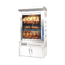 Pimak Dökümlü Piliç Makinesi Doğalgazlı 5+4 Şiş 36 Piliç