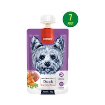 Wanpy Ördek Havuç Köpek Et Ezmesi 90 Gr X 7