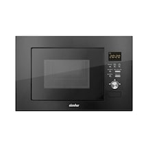 Simfer 2320 Siyah 23Litre Full Ankastre Mikrodalga Fırın Grill Fonksiyon