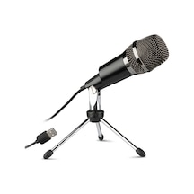 Usb Ev Vokal Kayıt Mikrofonları Masaüstü Mini Metal Tripod Standı Dizüstü Bilgisayar Kaydı Çevrimiçi Sohbet Şarkı Söyleme Podcast