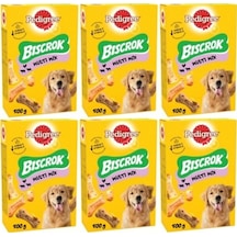 Pedigre Biscrok Multi Mix Köpek Ödül Bisküvisi 500 Gr X 6 Adet
